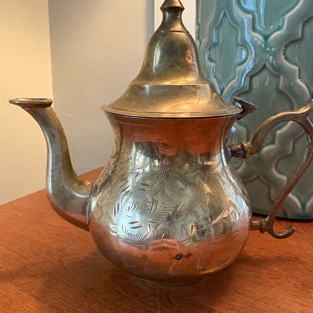 Vintage Brass Teapot made in India